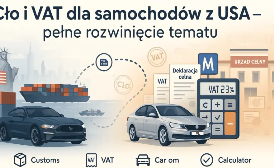 Jak obliczyć cło z USA? Cło, VAT, Akcyza krok po kroku