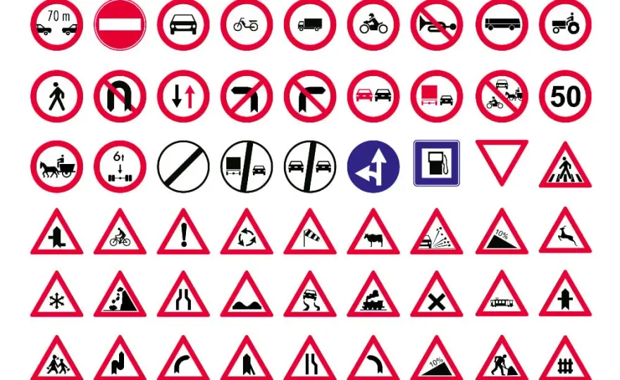 Kompletna lista znaków drogowych z opisem - pobierz PDF i ucz się