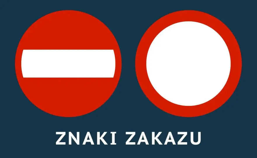 Biały znak z czarną kreską: Co oznacza i jakie zasady obowiązują?